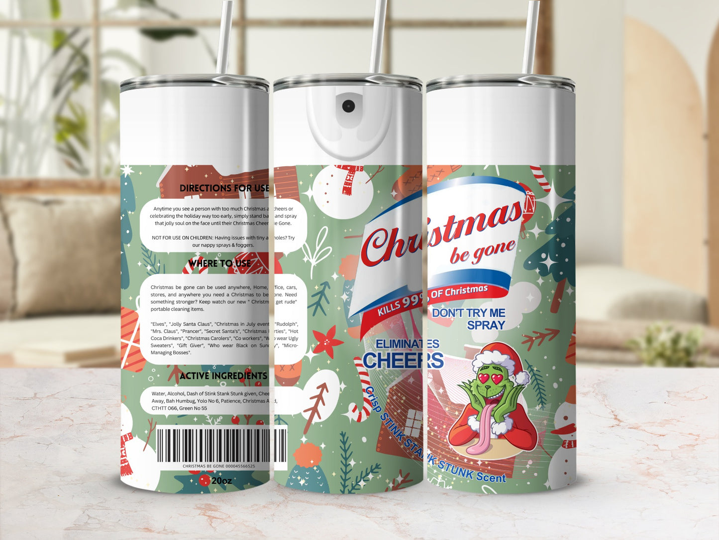 Christmas Be Gone Eliminates Christmas Cheers Spray