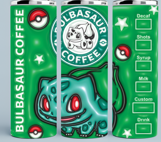 Bulbasaur Pokemon Coffee tumbler
