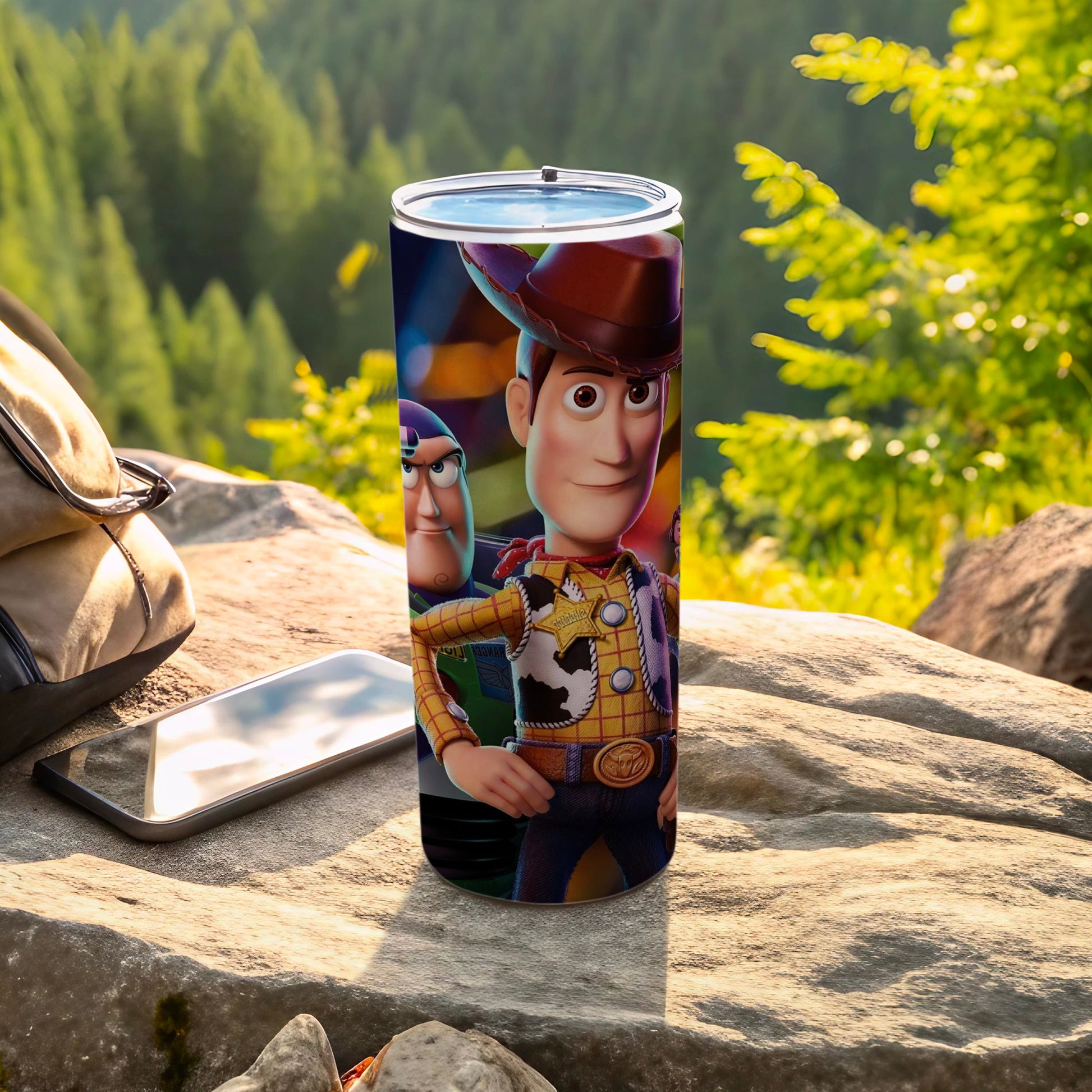 Toy Story Inspired Tumbler Featuring Woody and Buzz