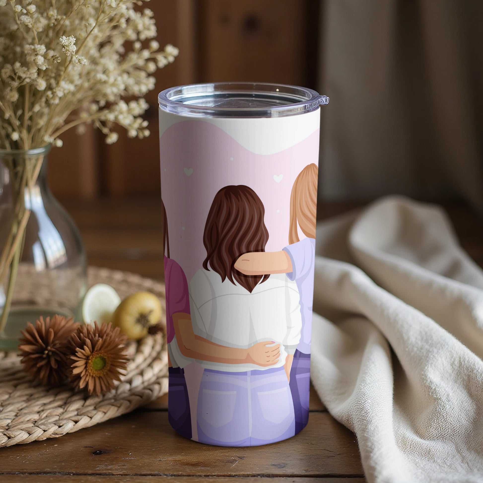 Personalized Gifts for Best Friends Tumbler Cup
