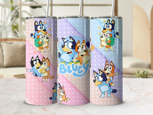 Fun Colorful Cartoon Characters Insulated Tumbler Cups