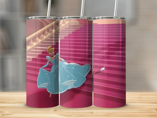 Enchanting Princess on Stairs Tumbler Cup