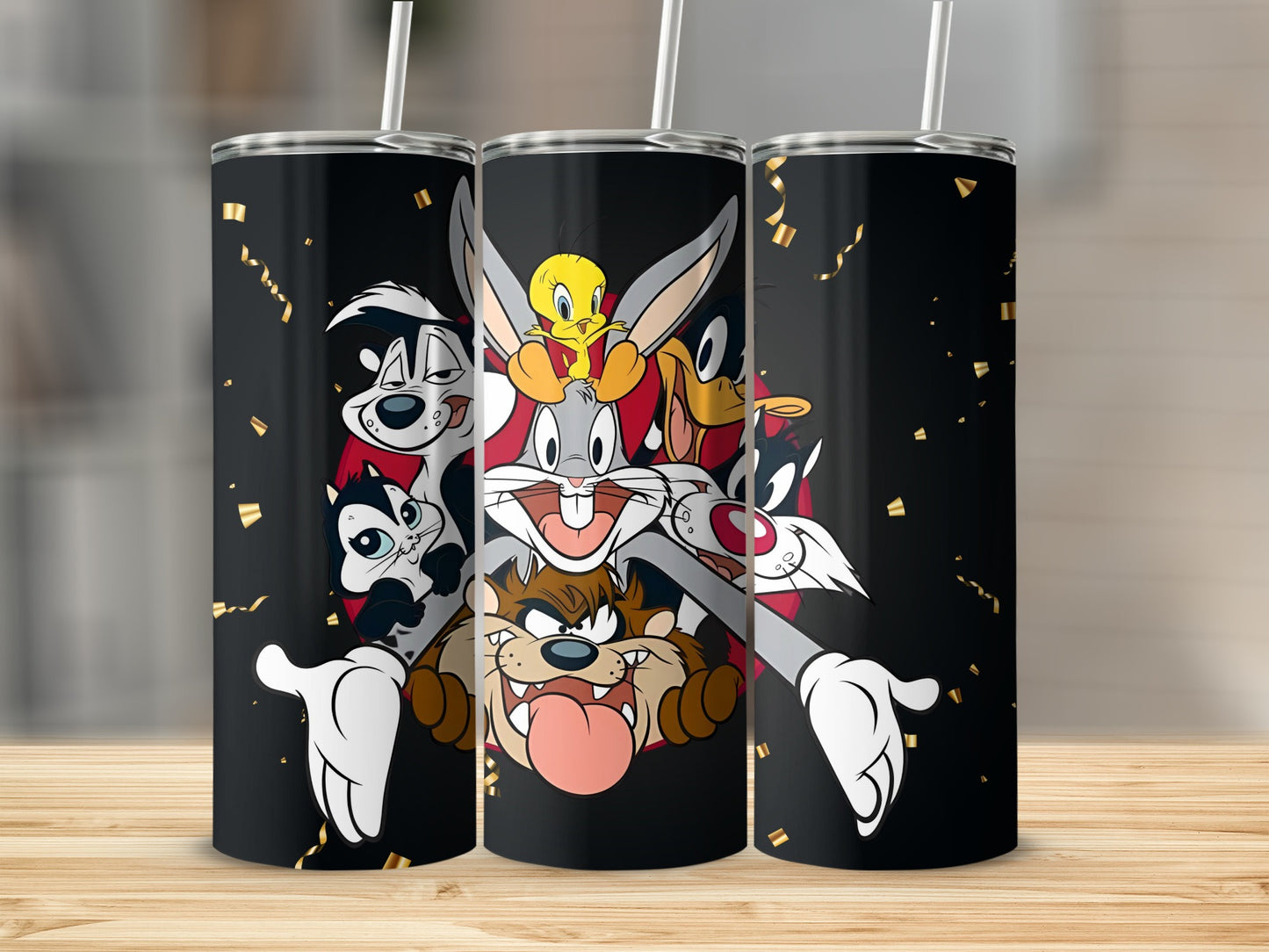 Looney Tunes Characters Tumbler Cup for Kids and Adults