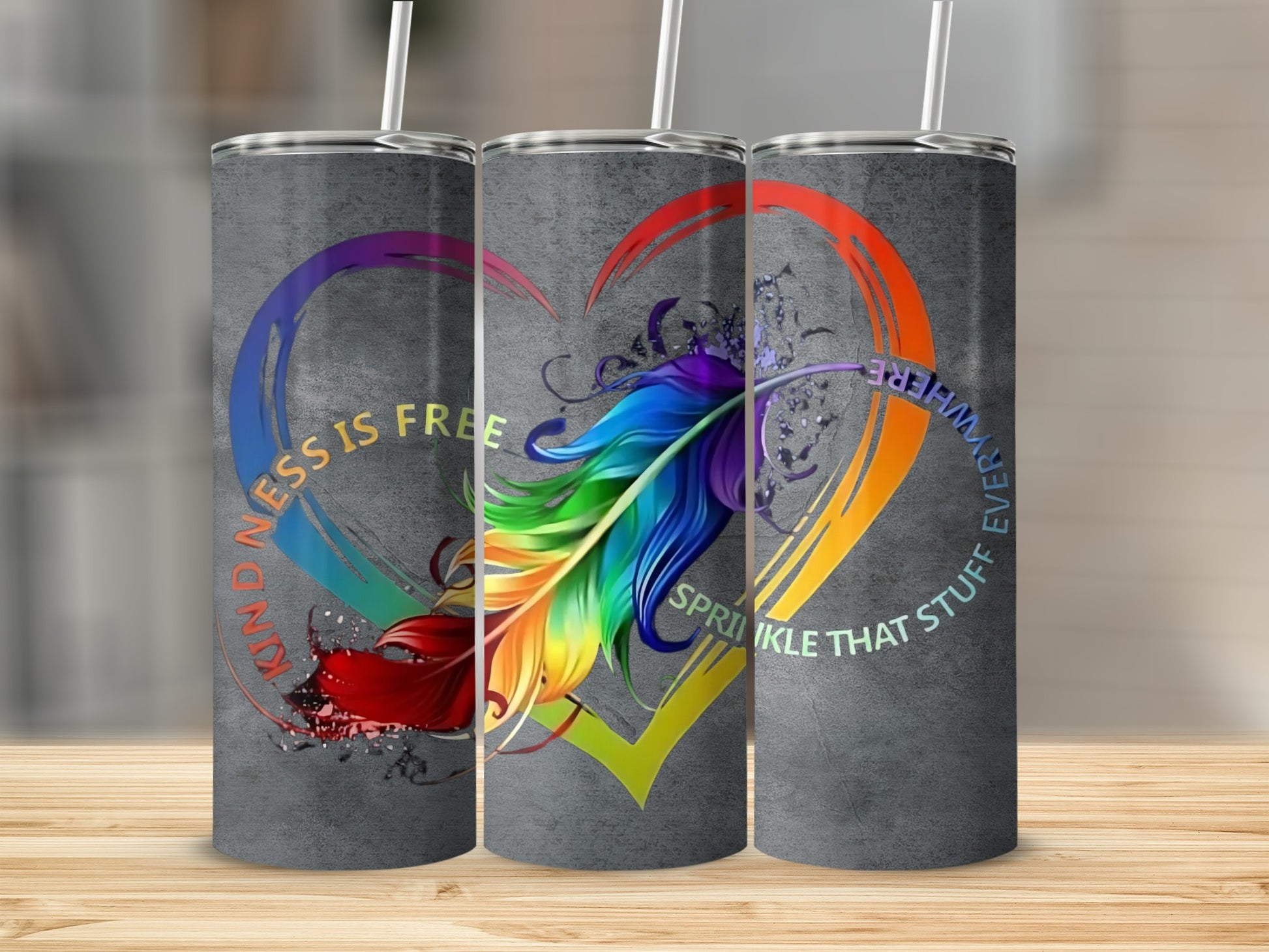 Kindness Is Free Sprinkle That Stuff Everywhere Tumbler