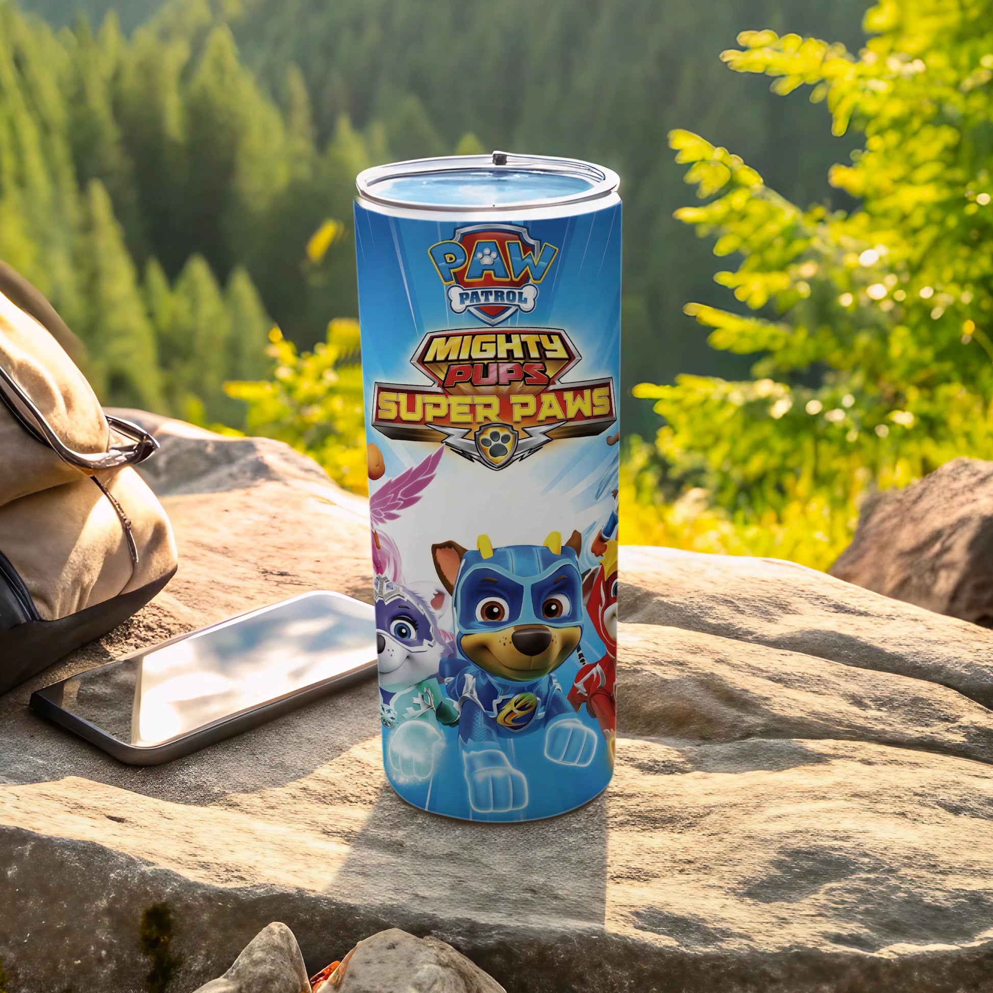 PAW Patrol Mighty Pups Super Paws Travel Tumbler