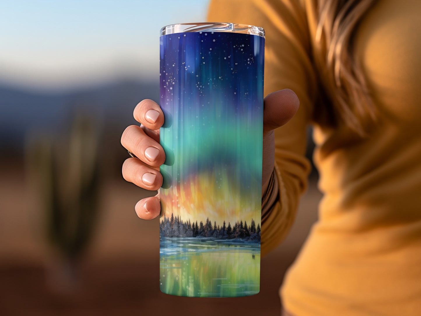 Northern Lights Scenic Insulated Tumbler Cup