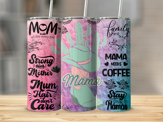 Inspirational Mom Mode Coffee Tumbler for Motherhood