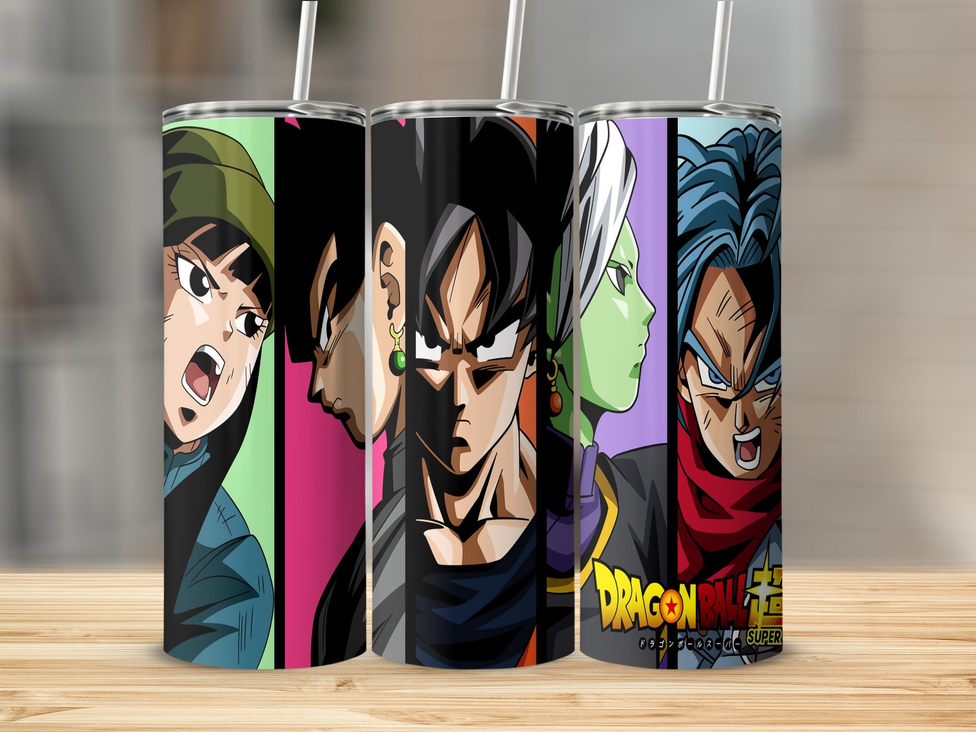 Dragon Ball Super Characters Themed Tumbler Set