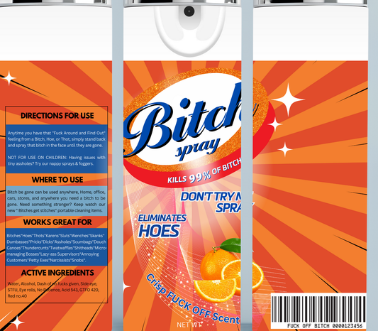 Orange Bitch Be Gone Spray