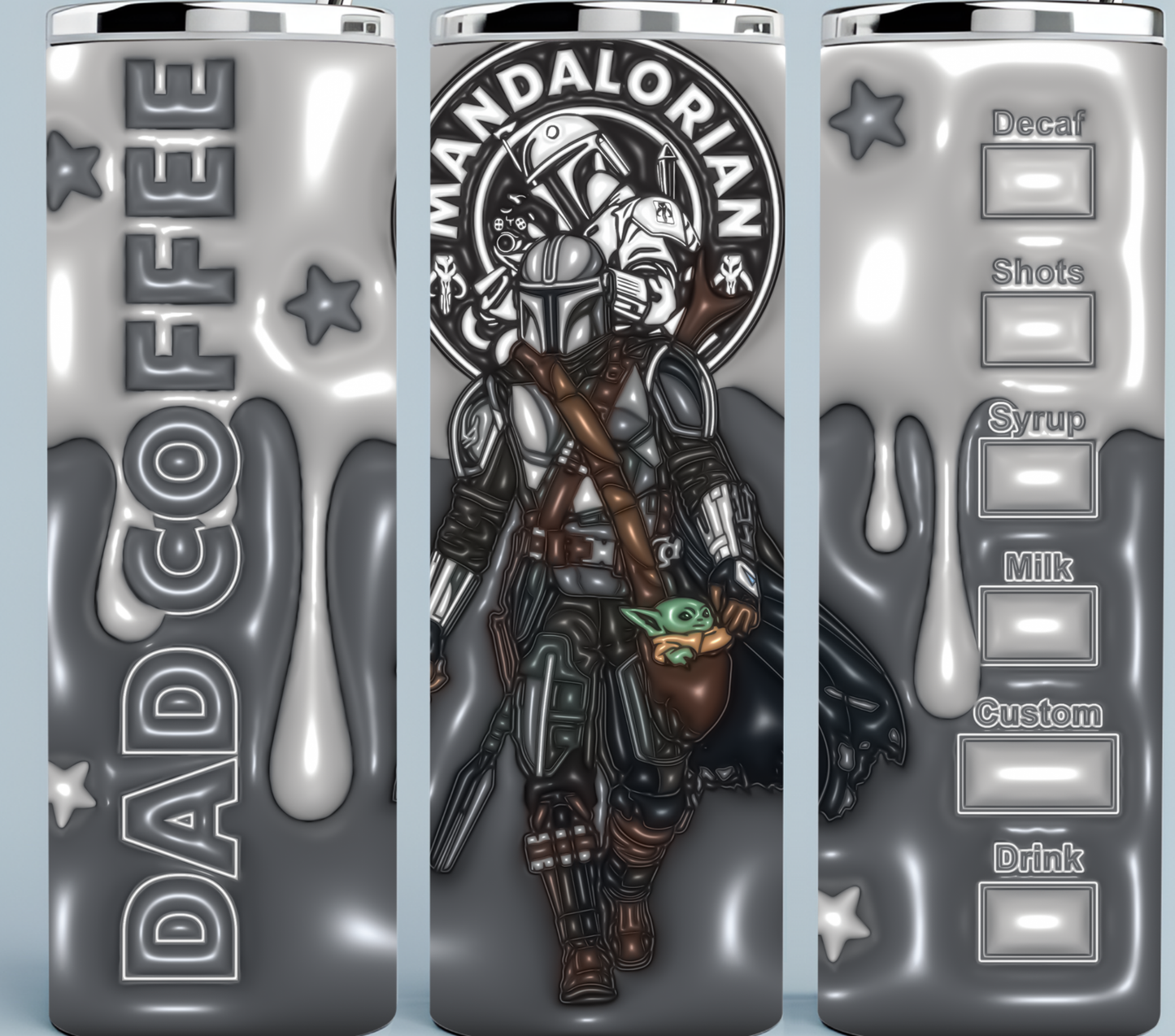 Dad Coffee Mandalorian