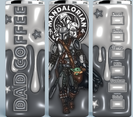 Dad Coffee Mandalorian
