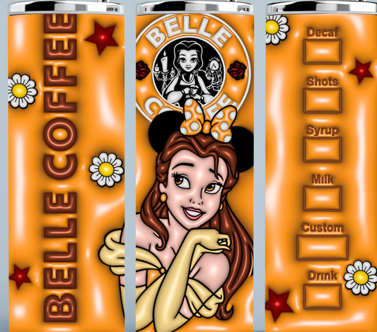 Belle Coffee Starbucks tumbler