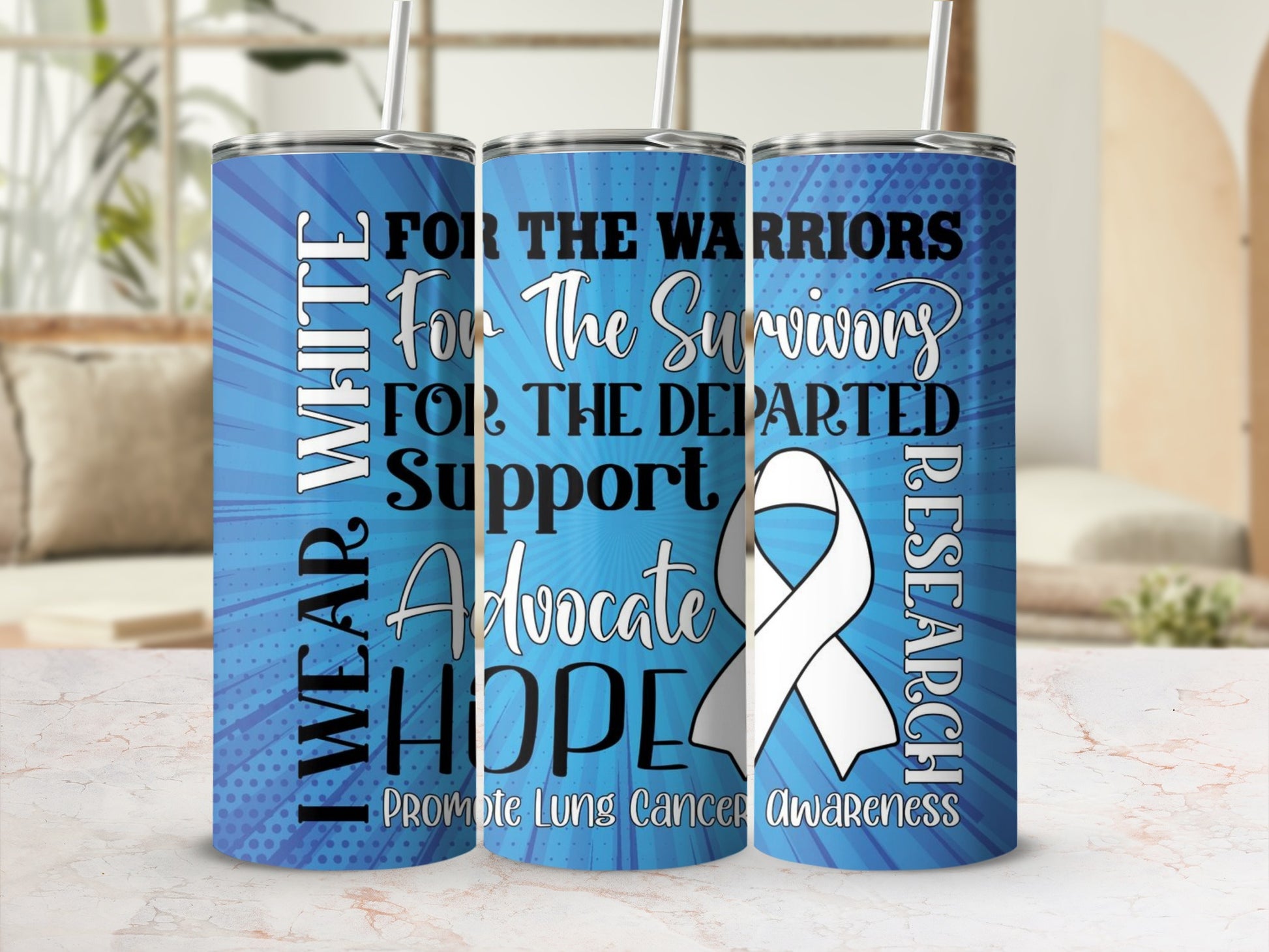 Promote Lung Cancer Awareness Advocate Hope Research Tumbler