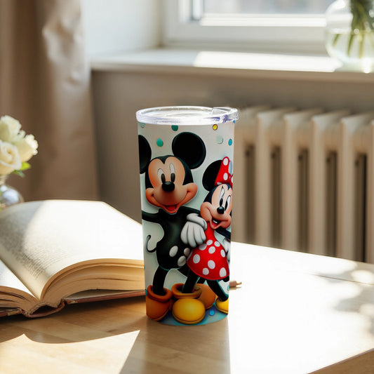 Mickey and Minnie Mouse Tumbler for Drink Lovers
