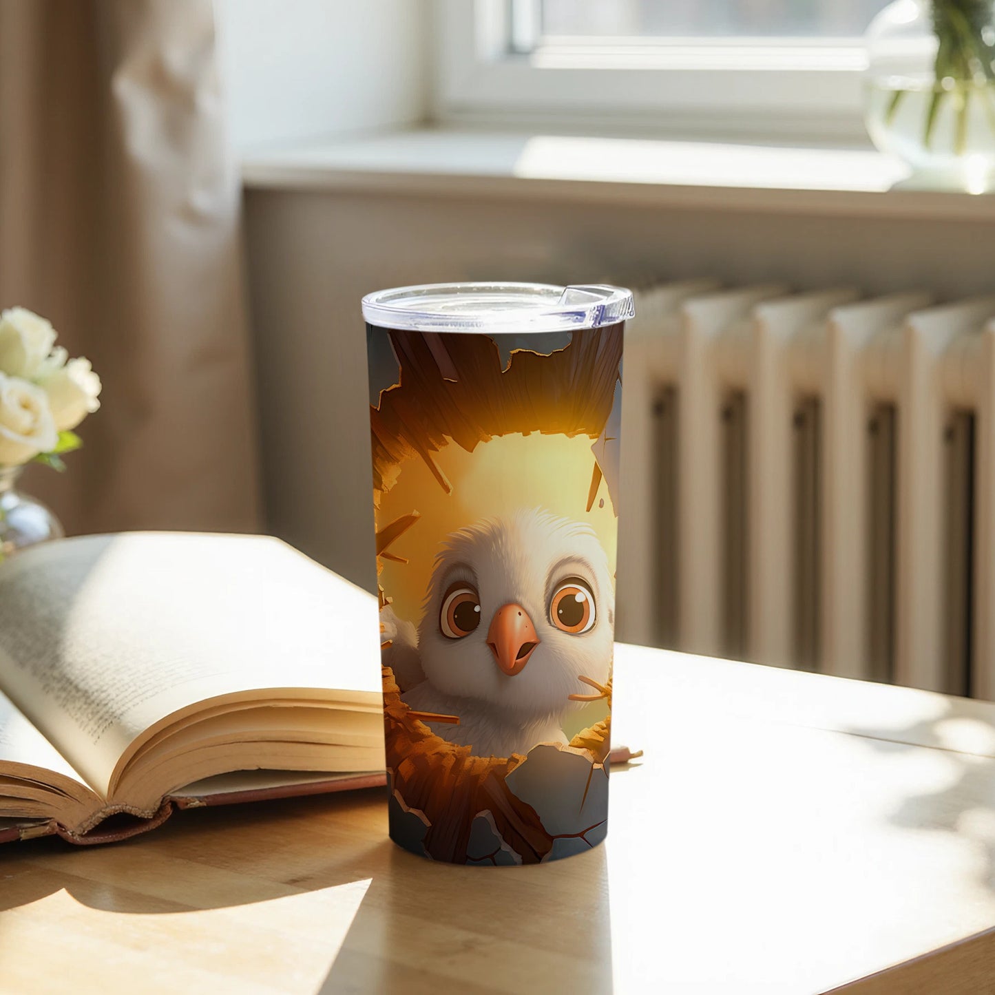 Adorable White Bird Peeking Broken Opening Design Tumbler product type
Cute Bird Tumbler, Adorable Owl Design, Baby Bird Graphic, Cartoon Bird Art, Peeking Bird Tumbler, Broken Wall Artwork, Unique Drinkware, Bird Lover Gift, Travel Coffee Mug, Insulated Tumbler, Animal Design Cup, Whimsical Character, Bright Bird Print, Novelty Tumbler, Everyday Beverage, Office Desk Accessory, Cute Animal Art, Baby Owl Design, Graphic Art Tumbler, Portable Drinkware
