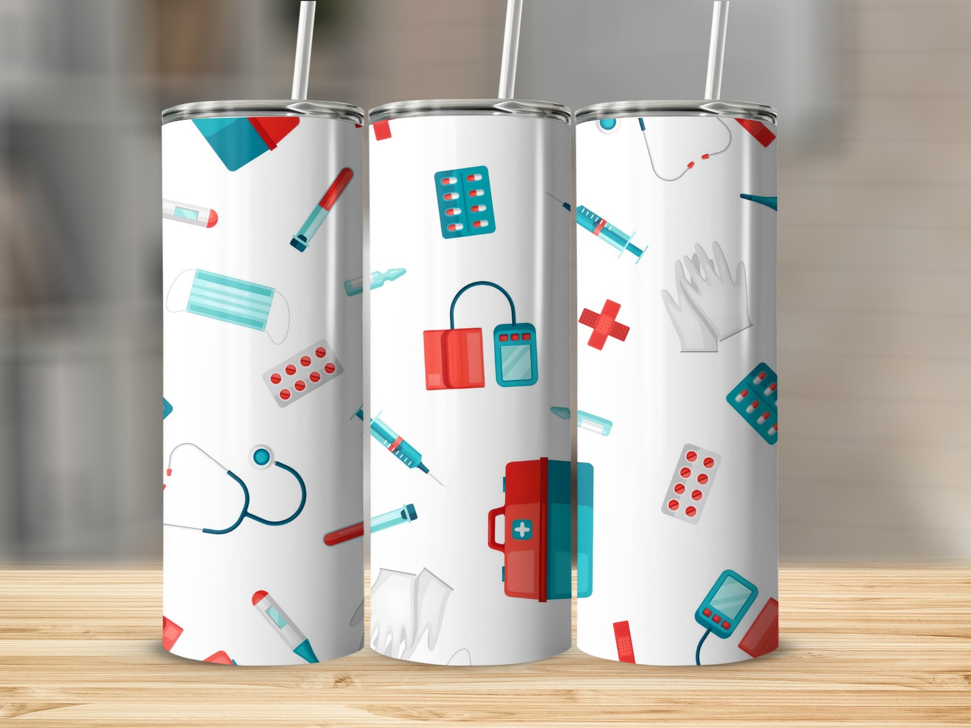 Medical Themed Stainless Steel Insulated Tumbler