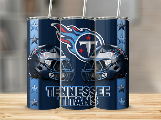 Tennessee Titans Helmets Football Team Design Tumblers