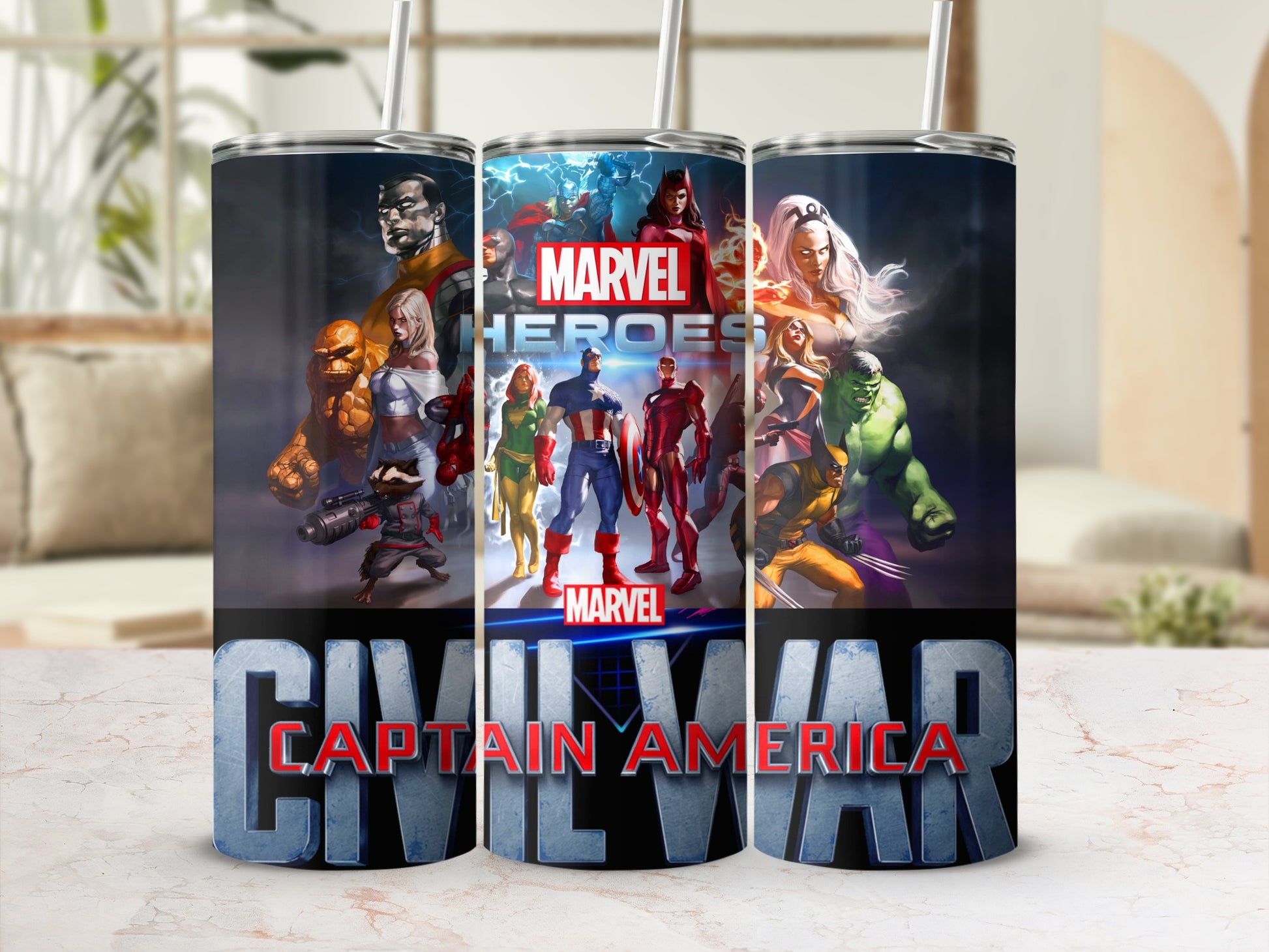 Marvel Civil War Captain America Tumbler product type