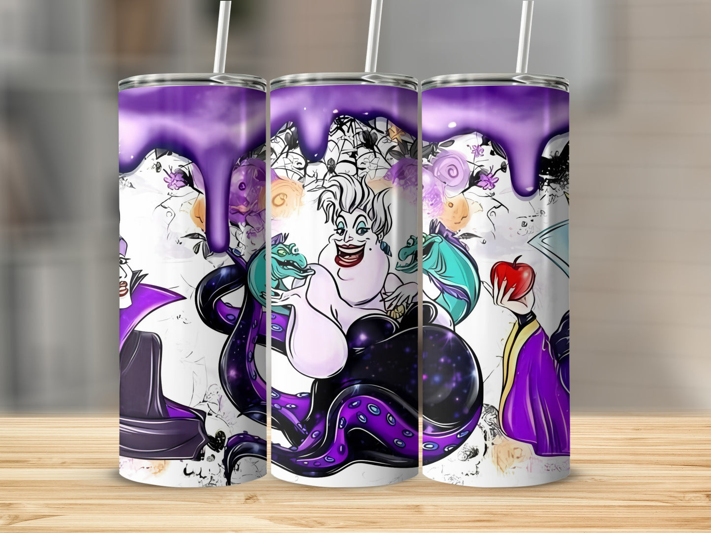 Villains Themed Stainless Steel Tumbler 20 oz