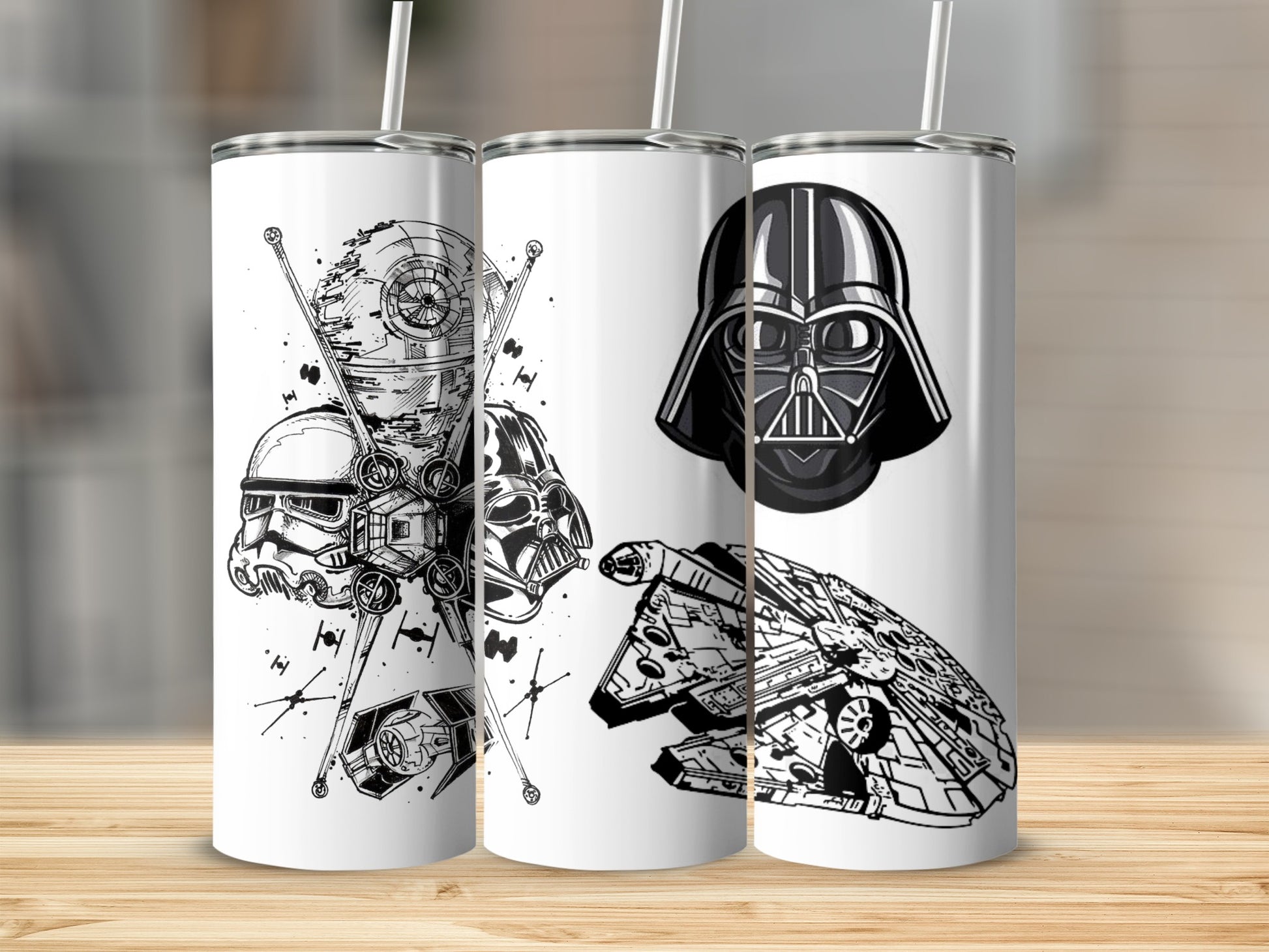 Death Star Vader Falcon Stormtrooper TIE Tumbler product type