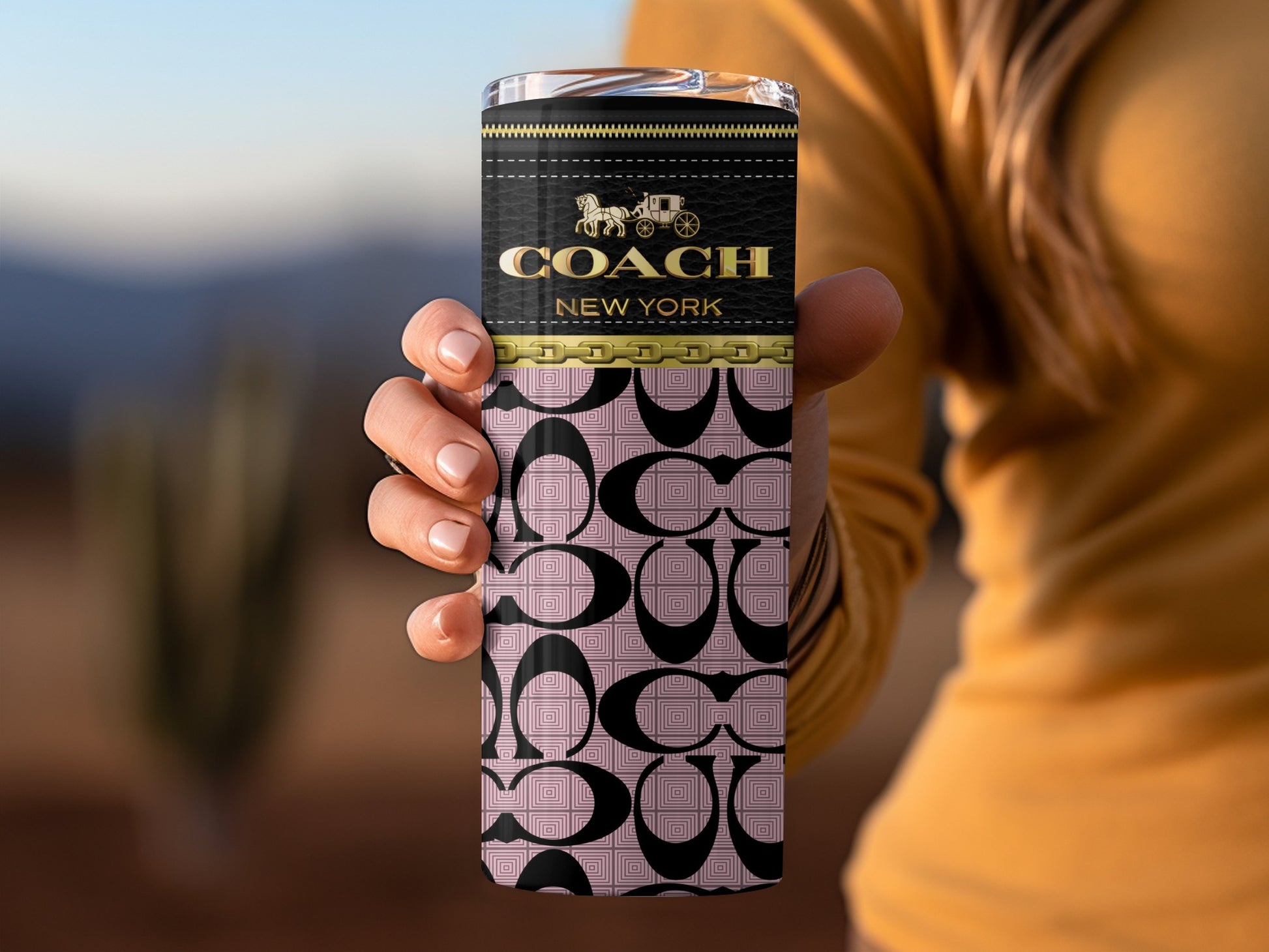 Stylish Coach New York Designer Travel Mug