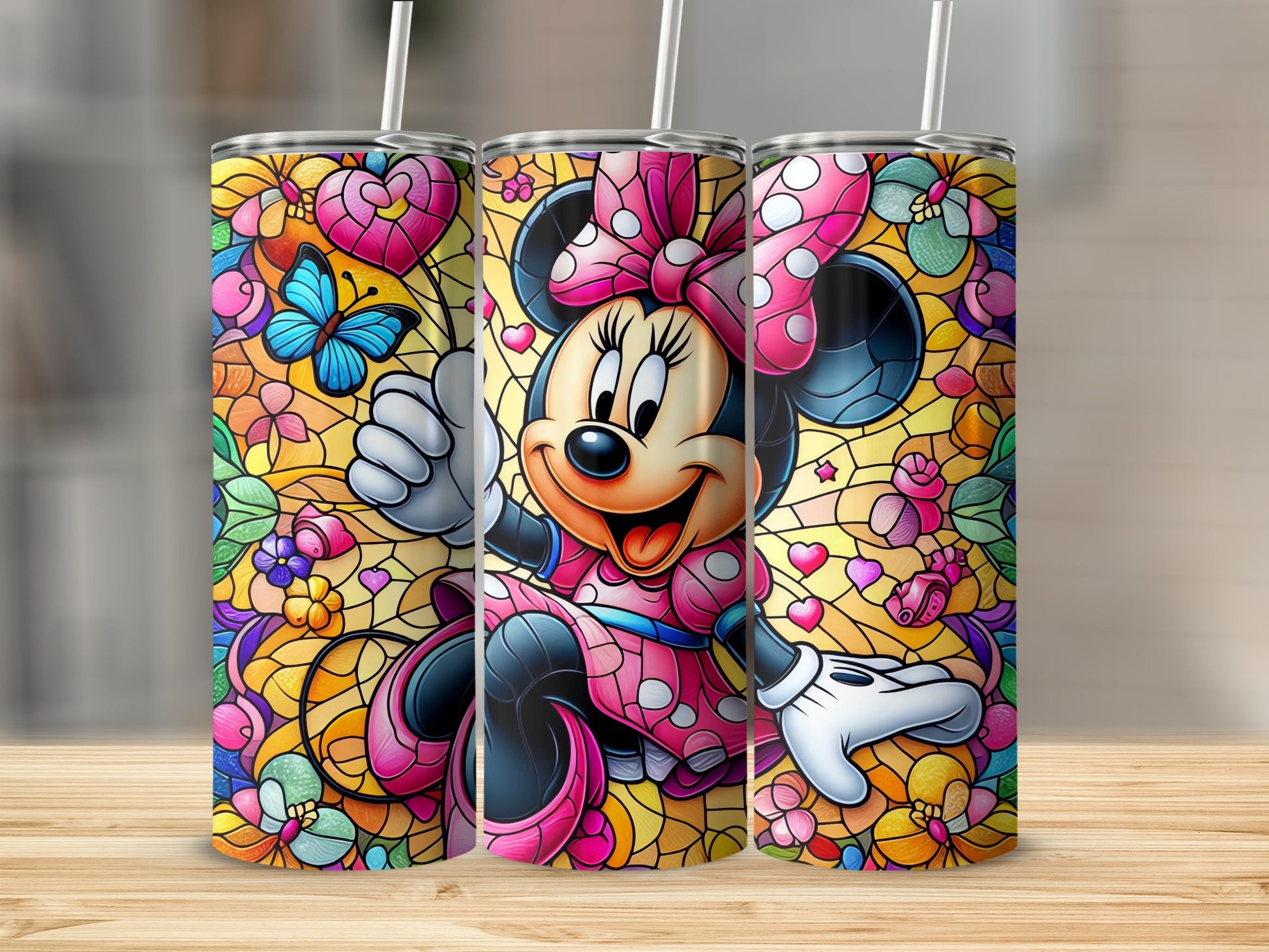 Colorful Cartoon Character Tumbler for Kids