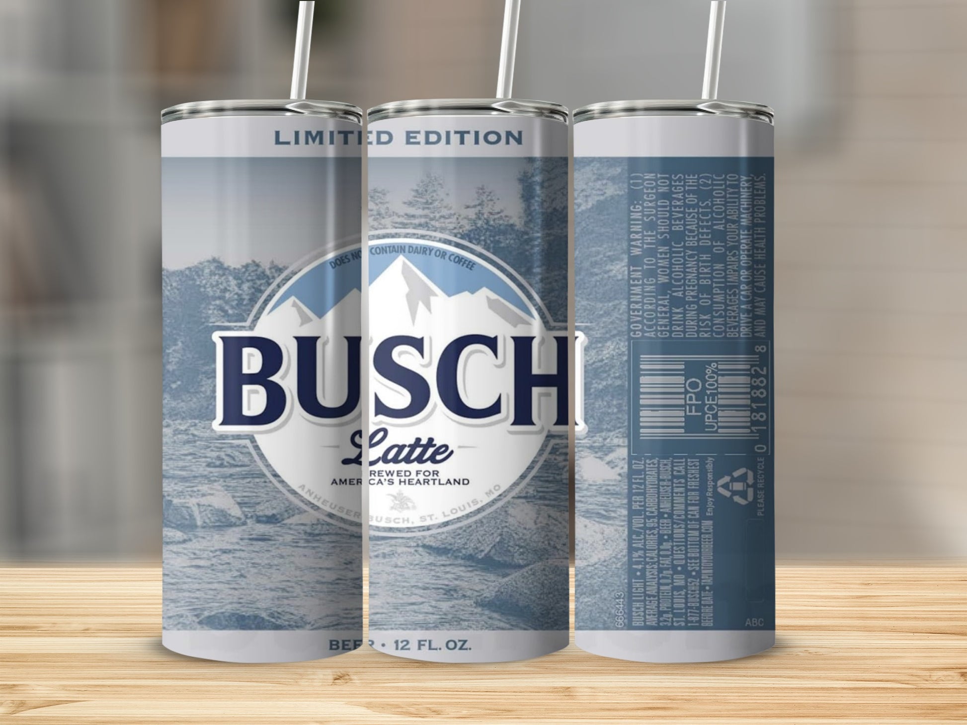 BUSCH Latte DOES NOT CONTAIN DAIRY OR COFFEE product type
