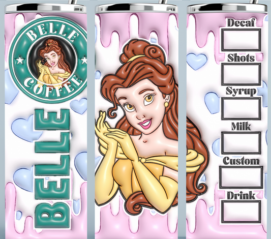 Belle Coffee Starbucks tumbler