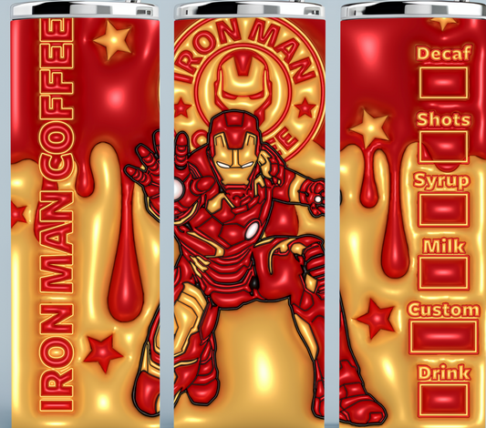 Iron Man Coffee Tumbler