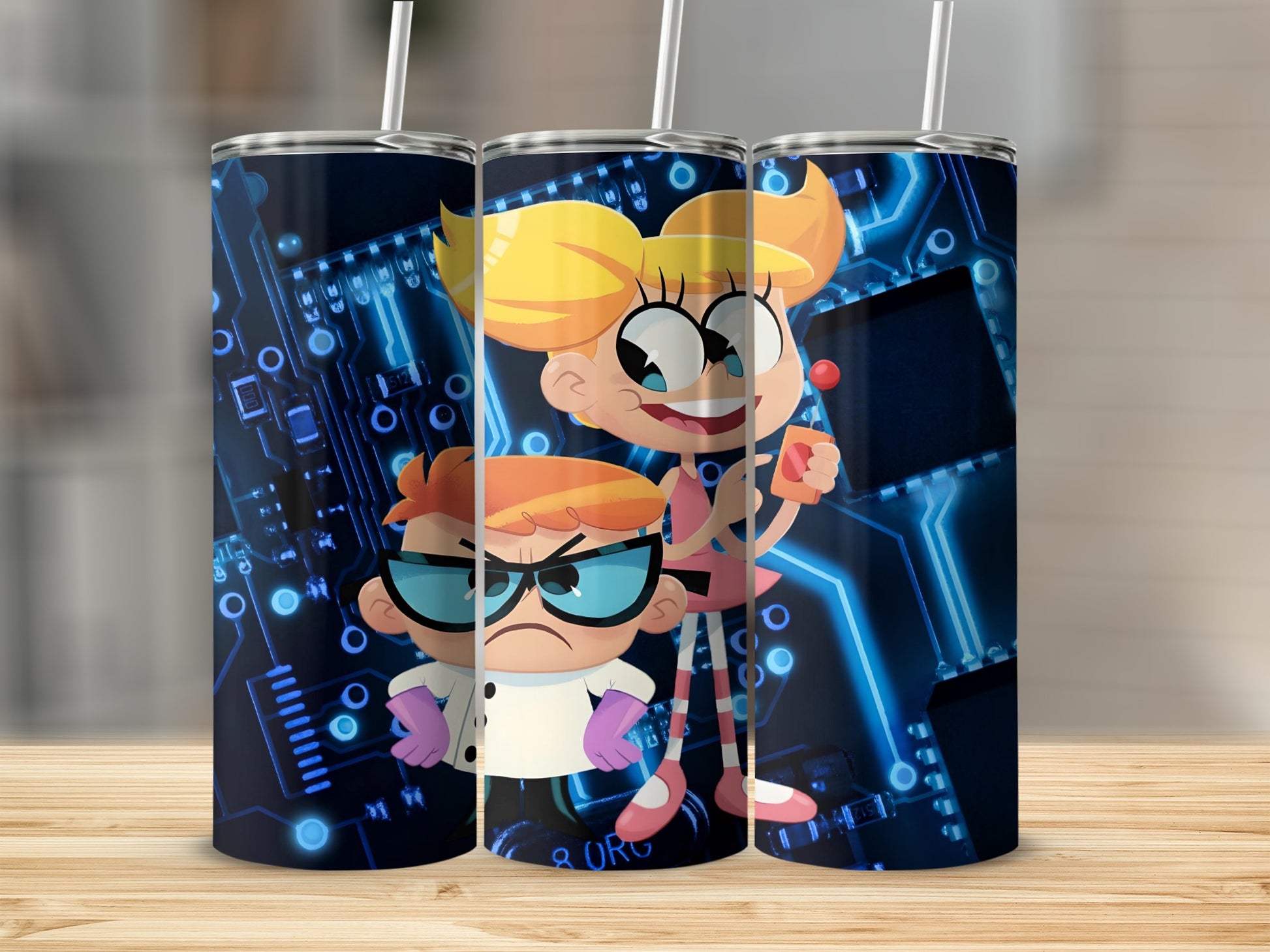 Cartoon Characters Decorated Tumbler Cup for Drinks