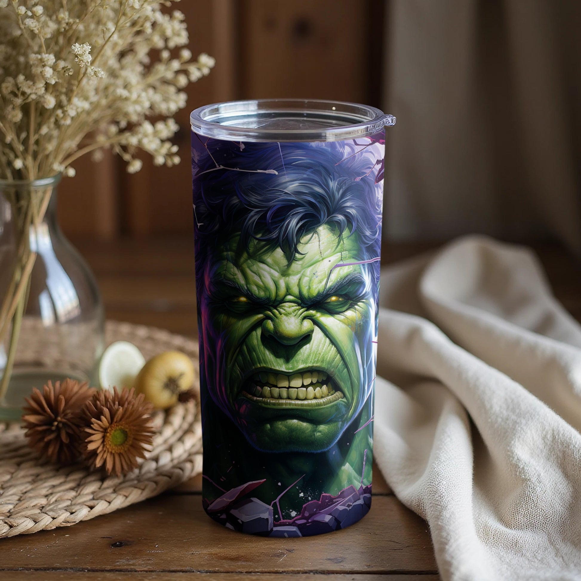 Powerful Hulk Insulated Tumbler for Beverages