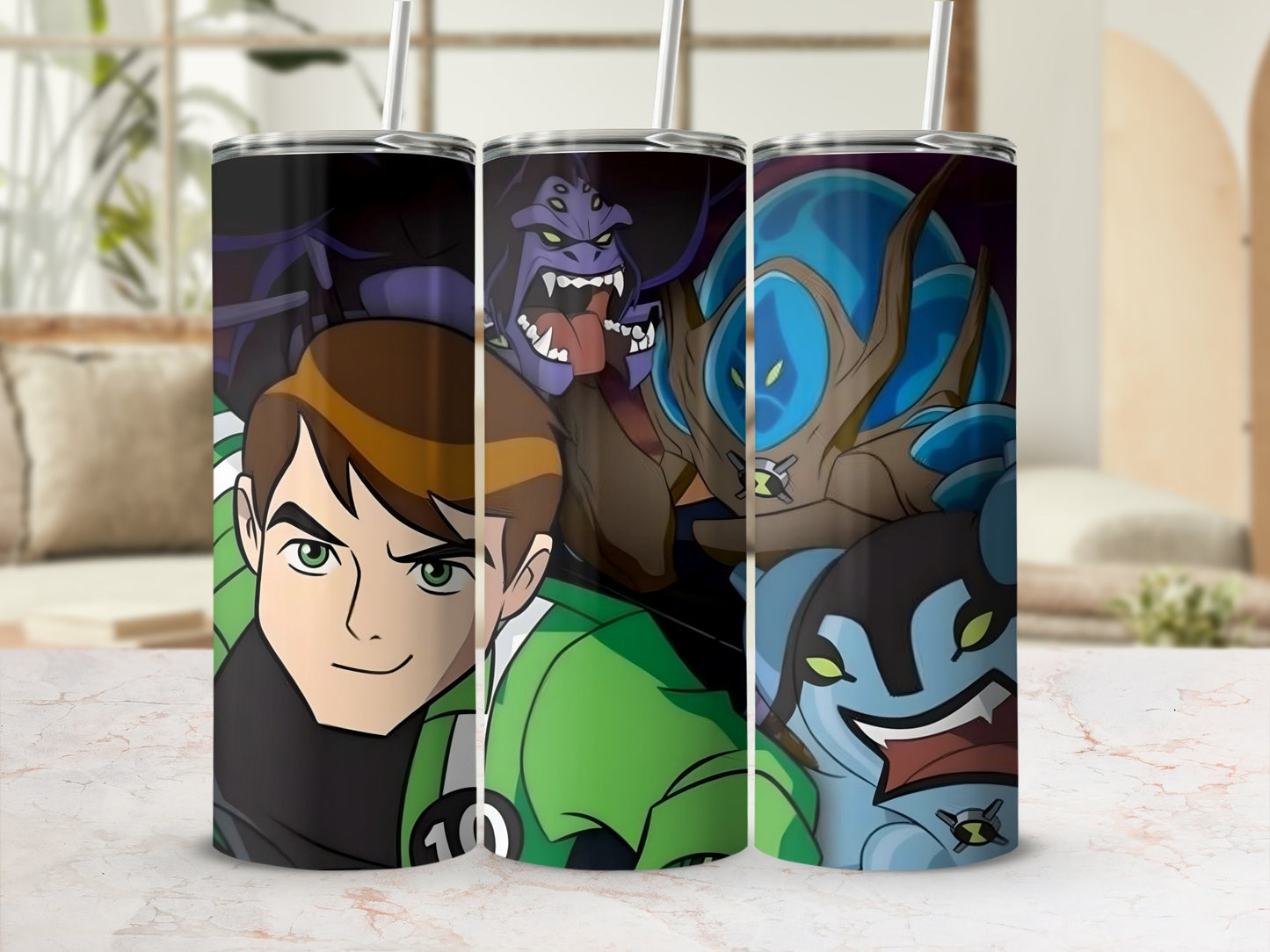 Ben 10 Character Art Insulated Stainless Steel Tumbler