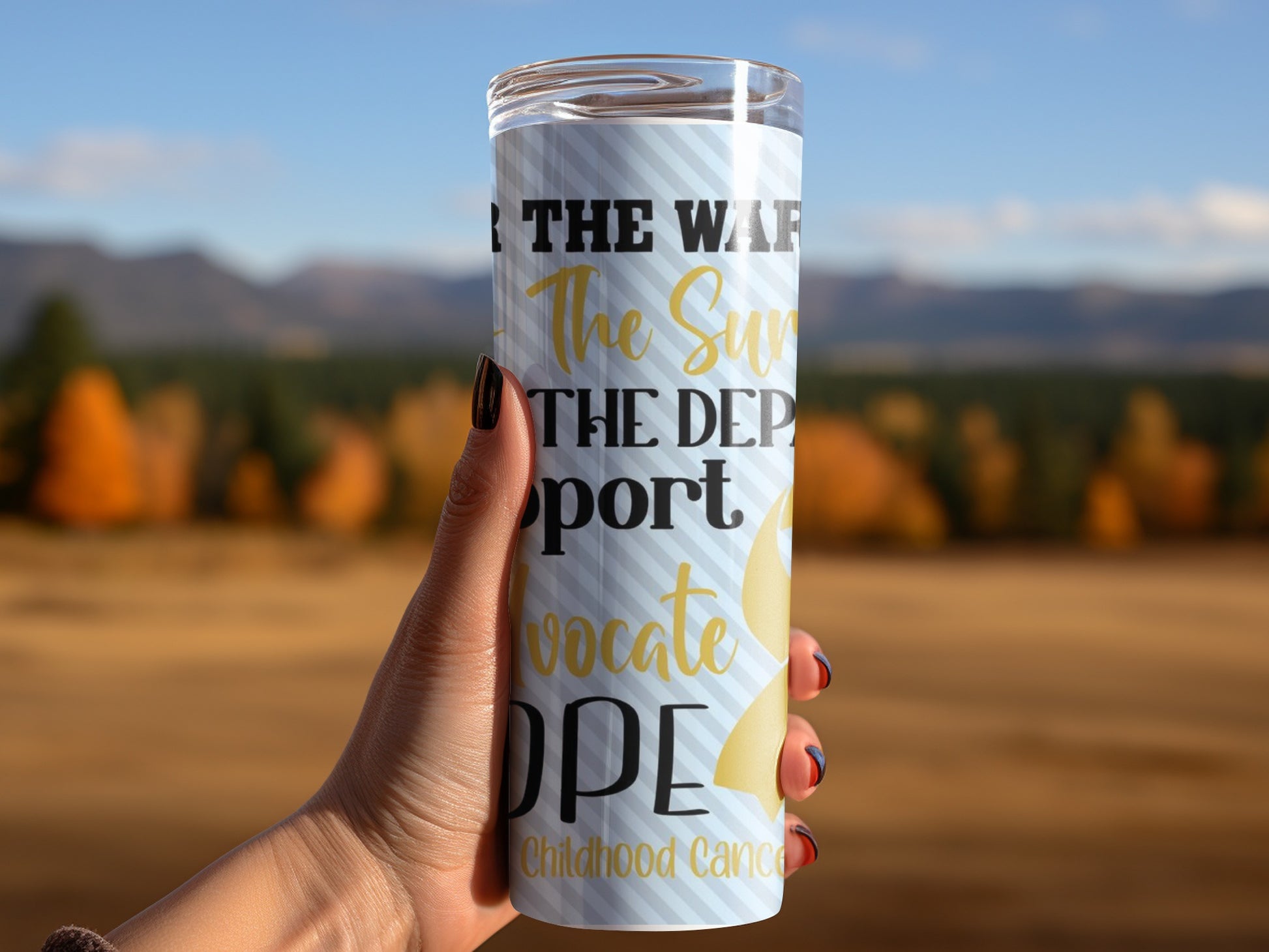 Advocate Hope Childhood Cancer Awareness Tumbler