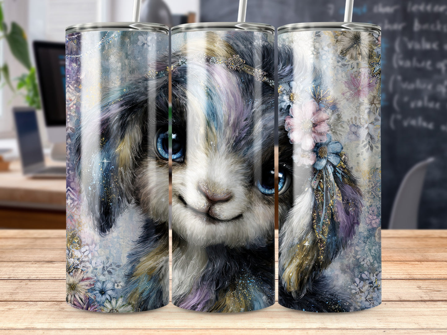 Enchanting Bunny Artwork Insulated Tumbler