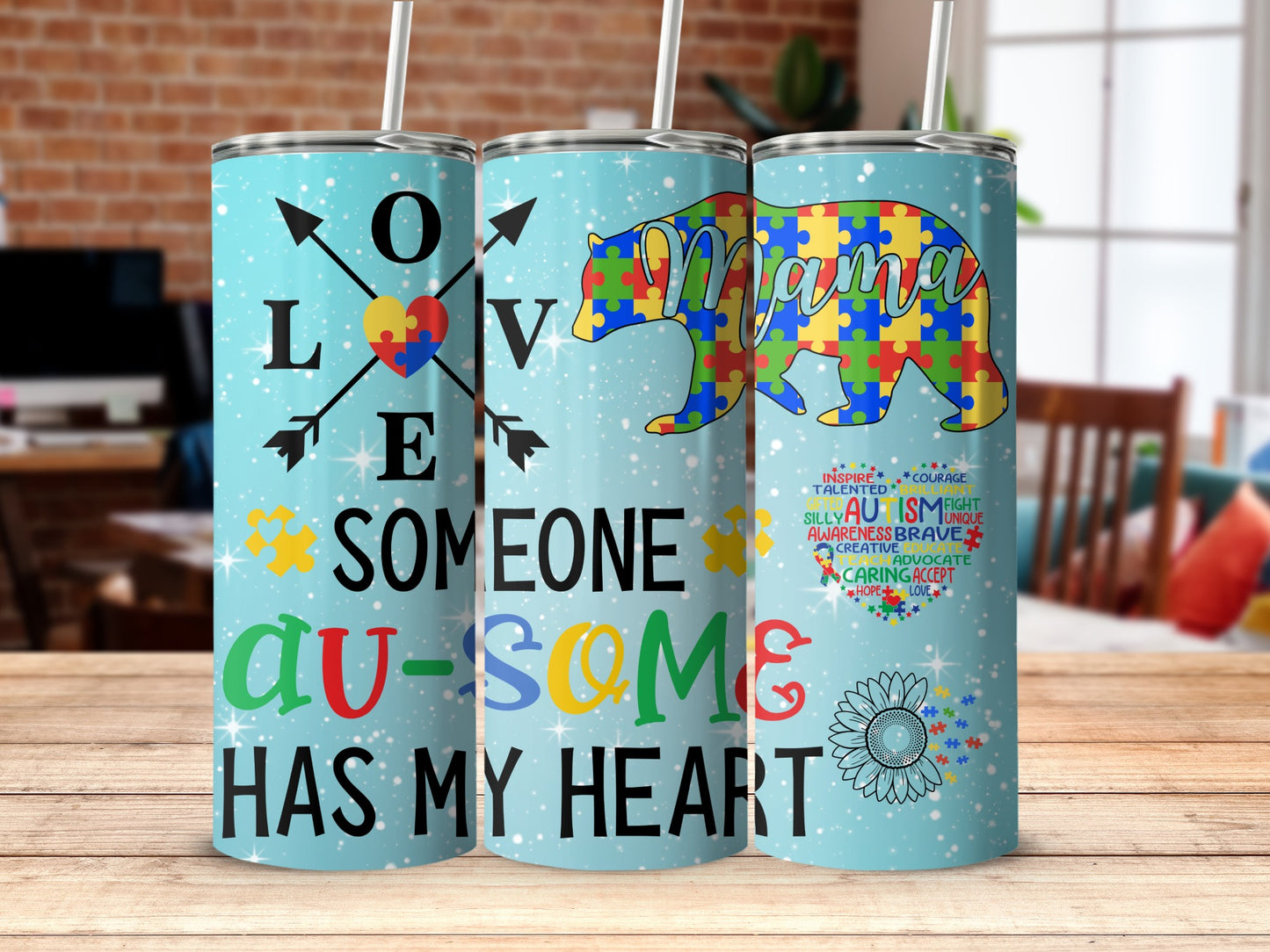 Love Someone Au-some Has My Heart Tumbler