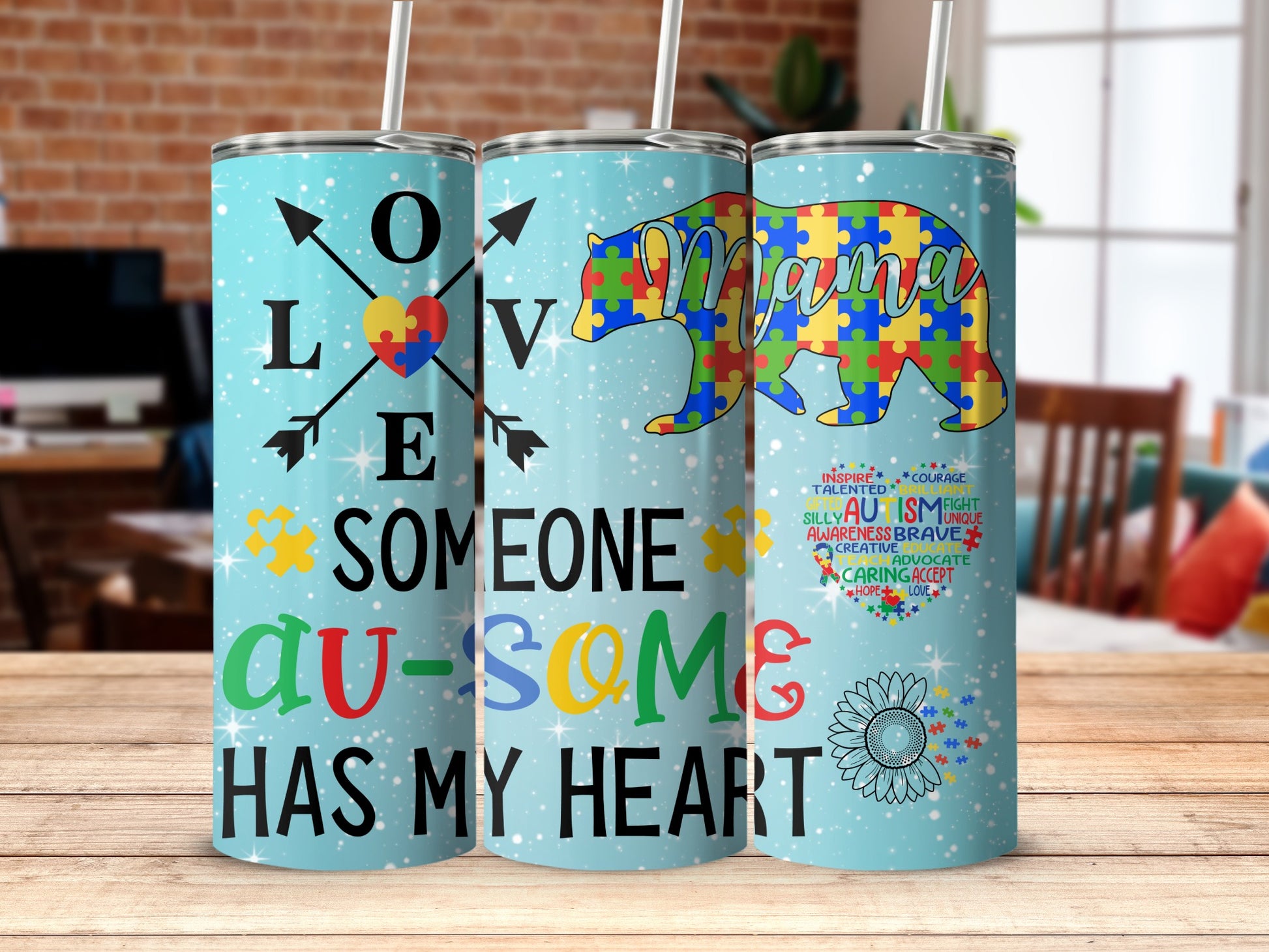 Love Someone Au-some Has My Heart Tumbler