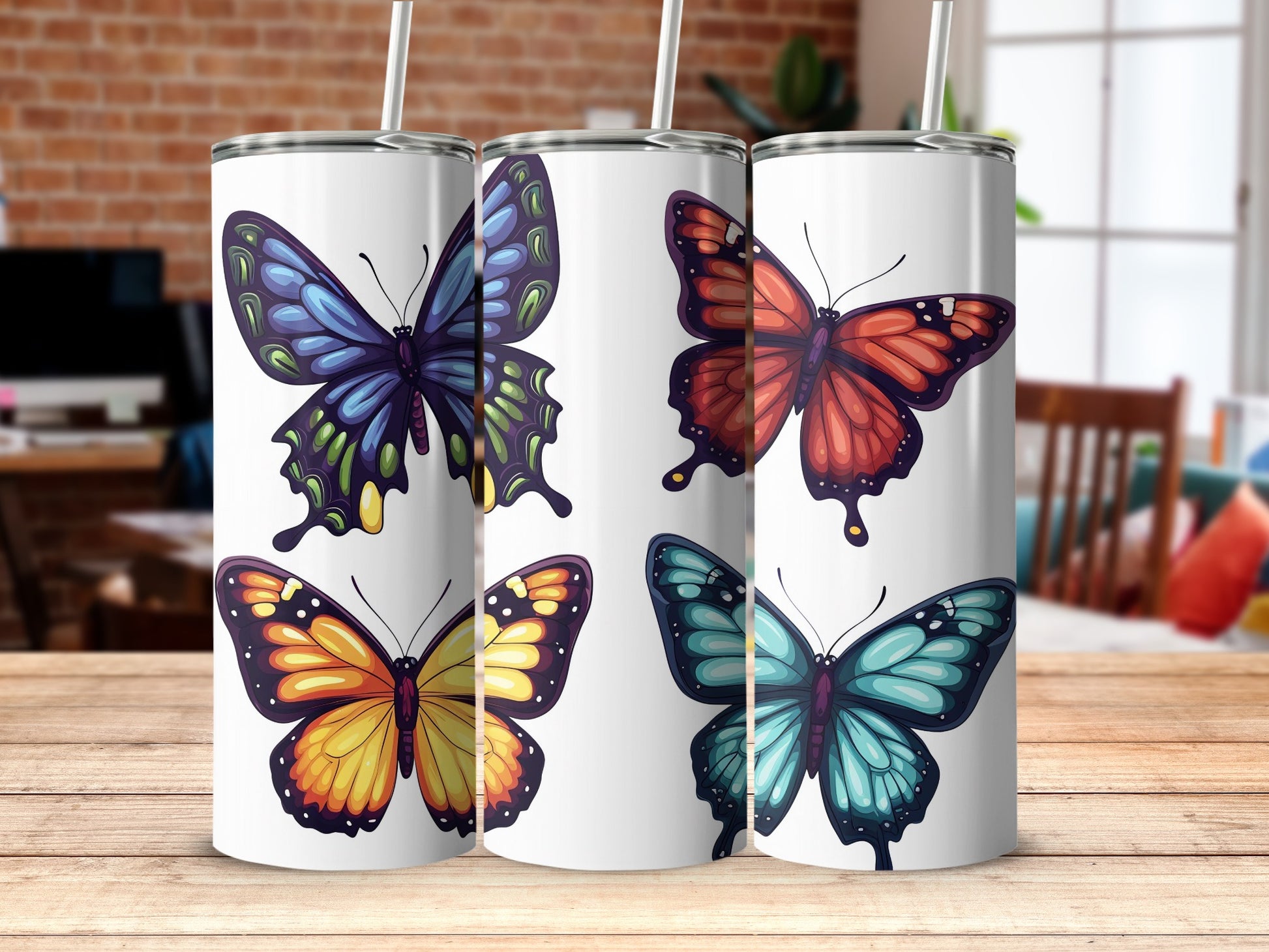 Colorful Butterfly Pattern Drinkware Unique Tumbler product type
Tumbler
Butterfly
Butterflies
Colorful
Design
Drinkware
Pattern
Unique
Gift
Beverage
Reusable
Custom
Print
Art
Abstract
Nature
Insect
Wing
Vibrant
Summer