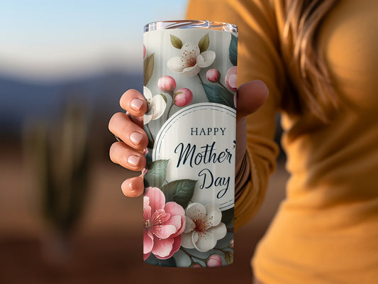 Floral Mother's Day Design Happy Mother's Day tumbler