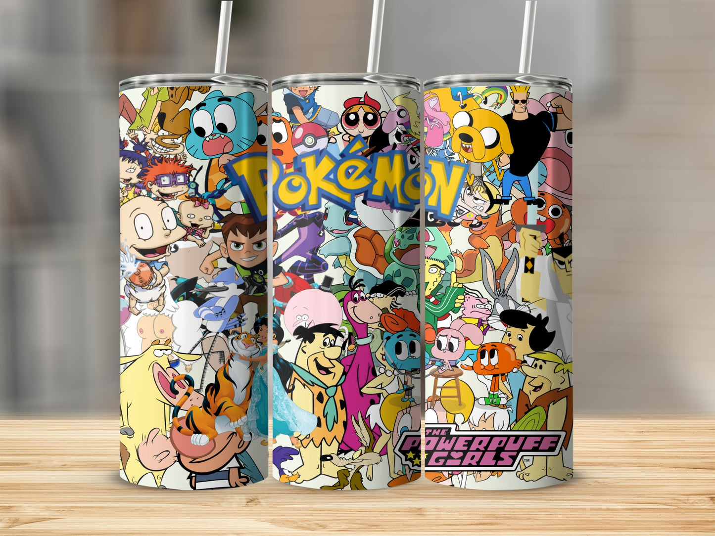Cartoon Characters Collage Design Tumbler