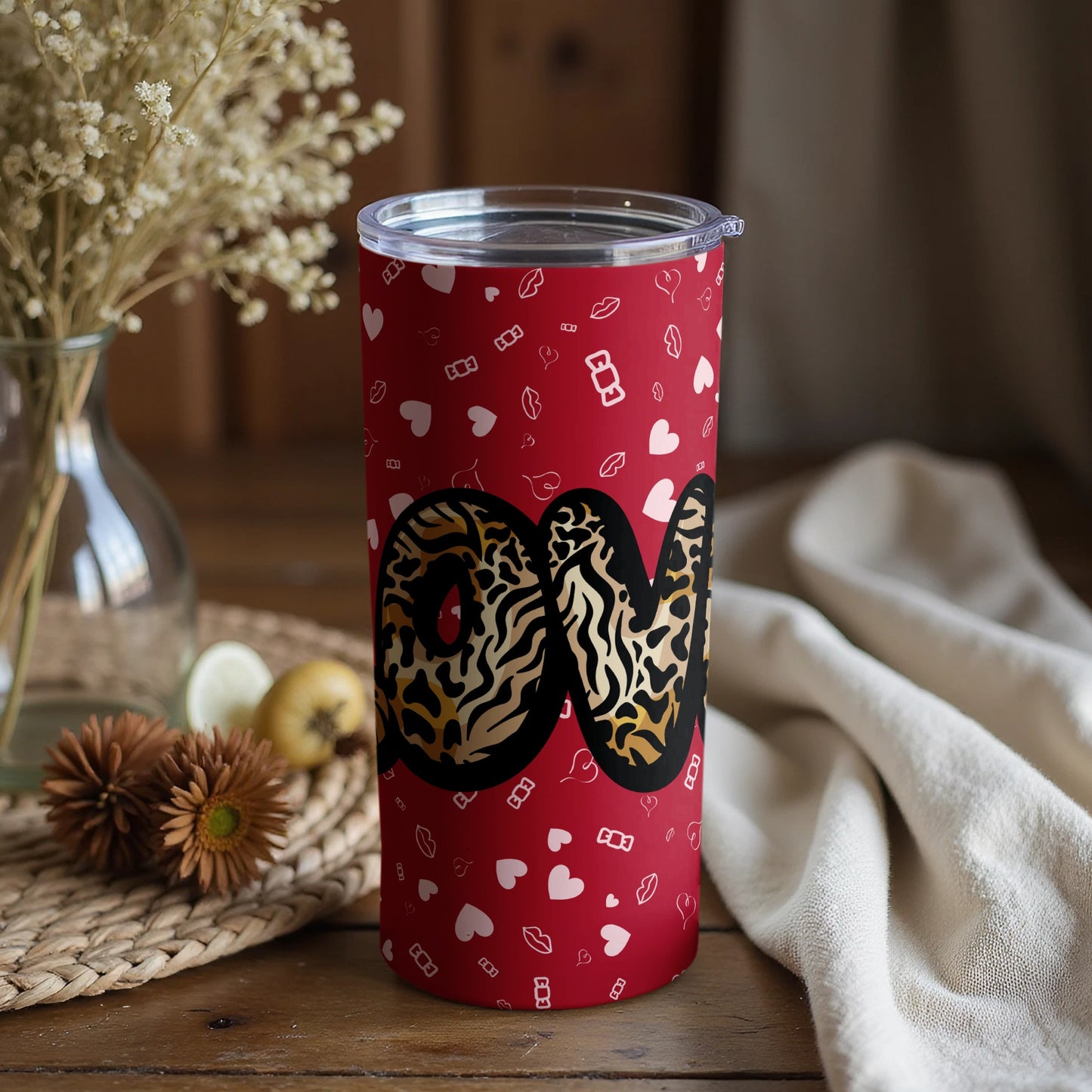 Love Leopard Design Insulated Tumbler Product
