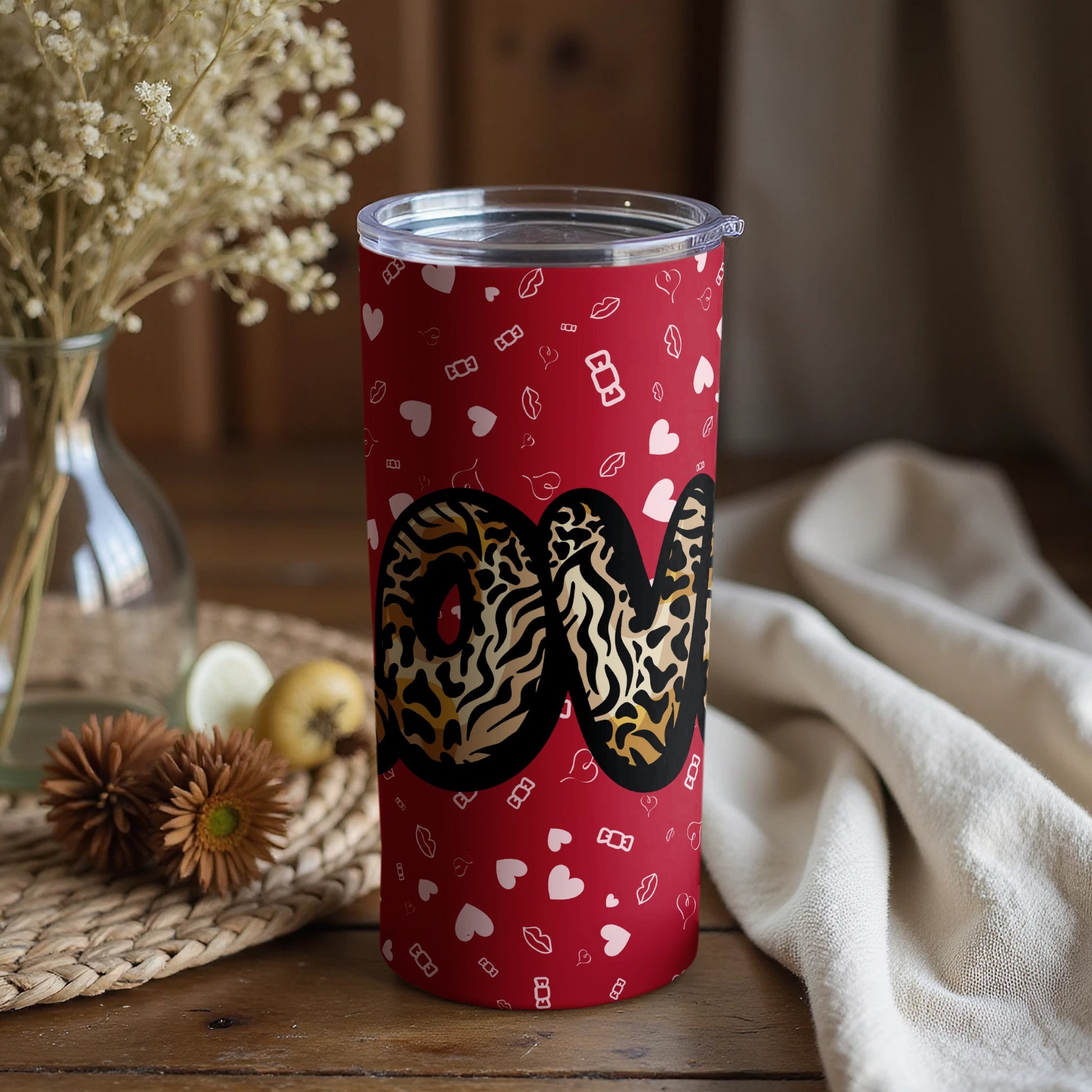 Love Leopard Design Insulated Tumbler Product