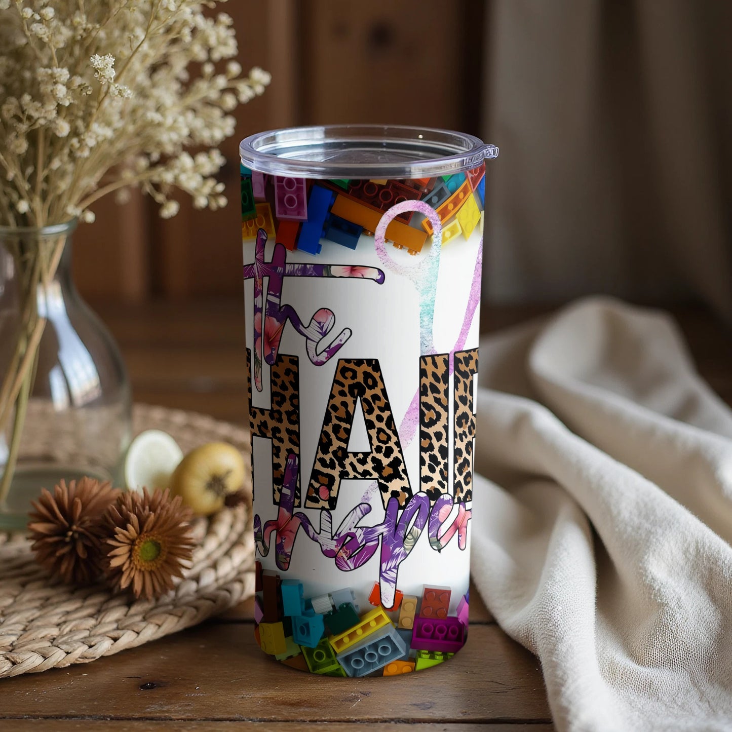 The Happy Leopard Design Insulated Tumbler