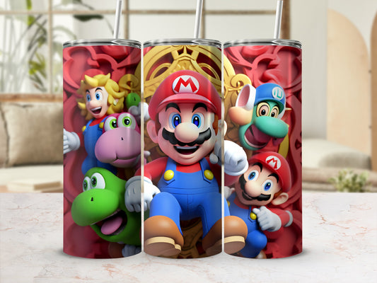 Colorful Character Tumbler with Popular Game Theme