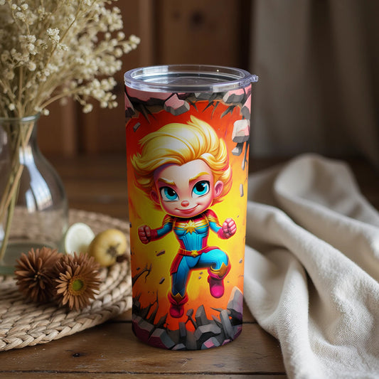 Superhero Character Graphic Tumbler for Kids Drinkware