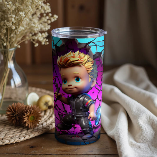 Colorful Character Print Insulated Tumbler product