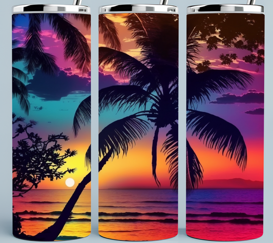 Tropical Beach Tumbler