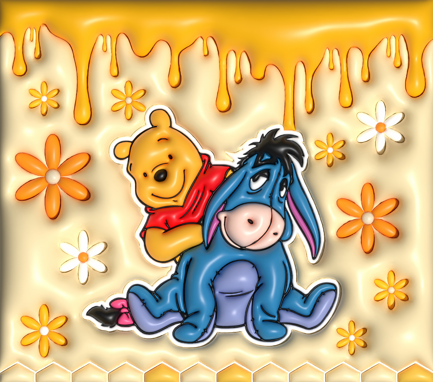 Winnie The Pooh and Eeyore