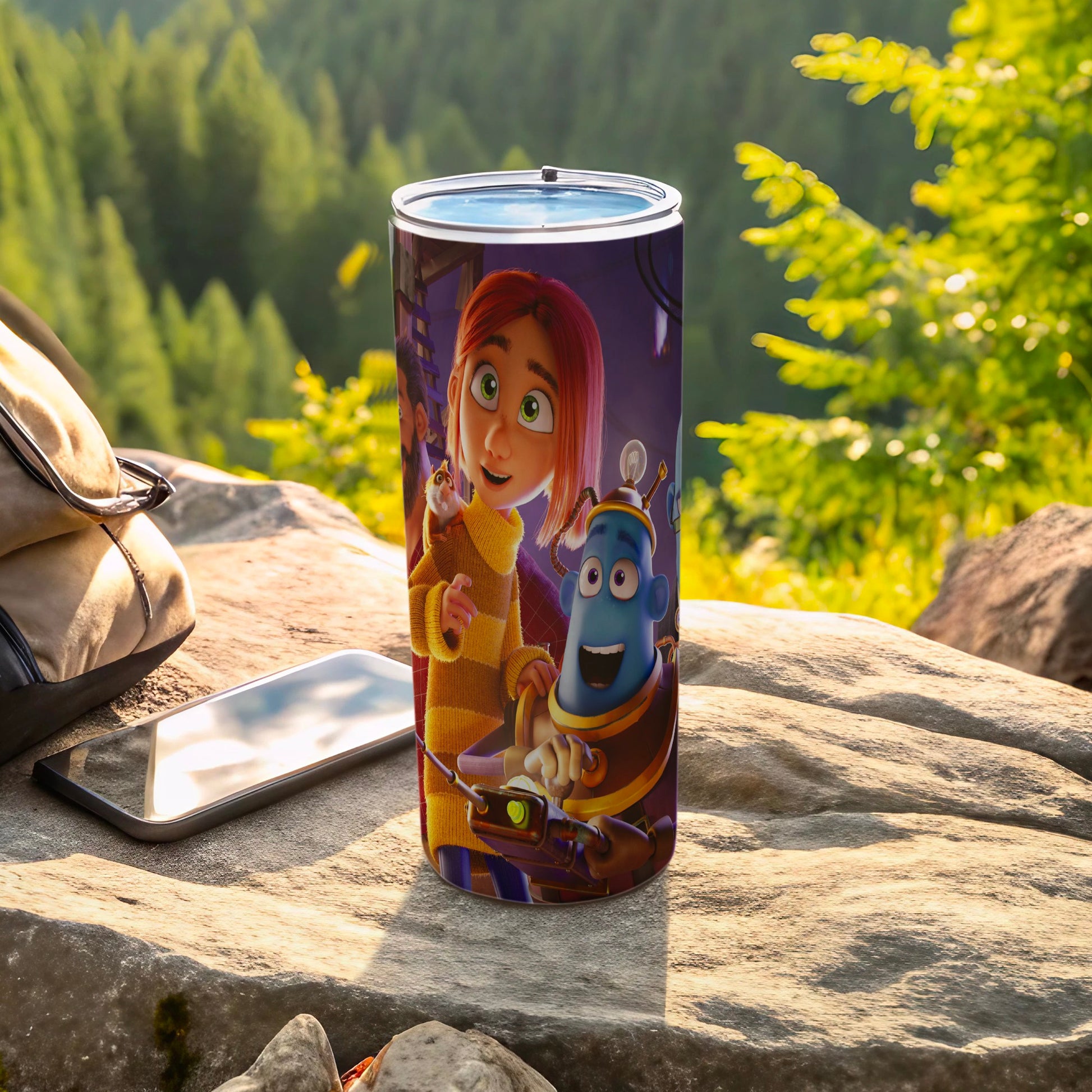 Animated Characters Insulated Tumbler for Outdoor Adventures