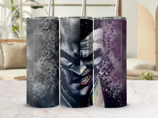 Batman and Joker Themed Tumblers Unique Drinkware Items