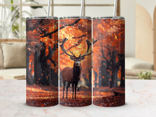 Majestic Stag Autumn Forest Falling Leaves product type
Deer
Stag
Autumn
Forest
Nature
Wildlife
Orange Leaves
Falling Leaves
Woodland
Antlers
Scenic
Rustic
Outdoors
Tumbler
Drinkware
Insulated
Fall Season
Animal Lover
Seasonal Gift
Beverage Cup